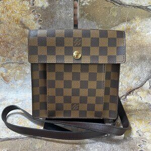 Sold!!Louis Vuitton Pimlico Shoulder Bag Damier Ebene Crossbody